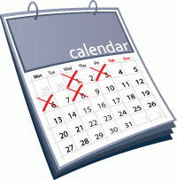 Recreation Department Calendar